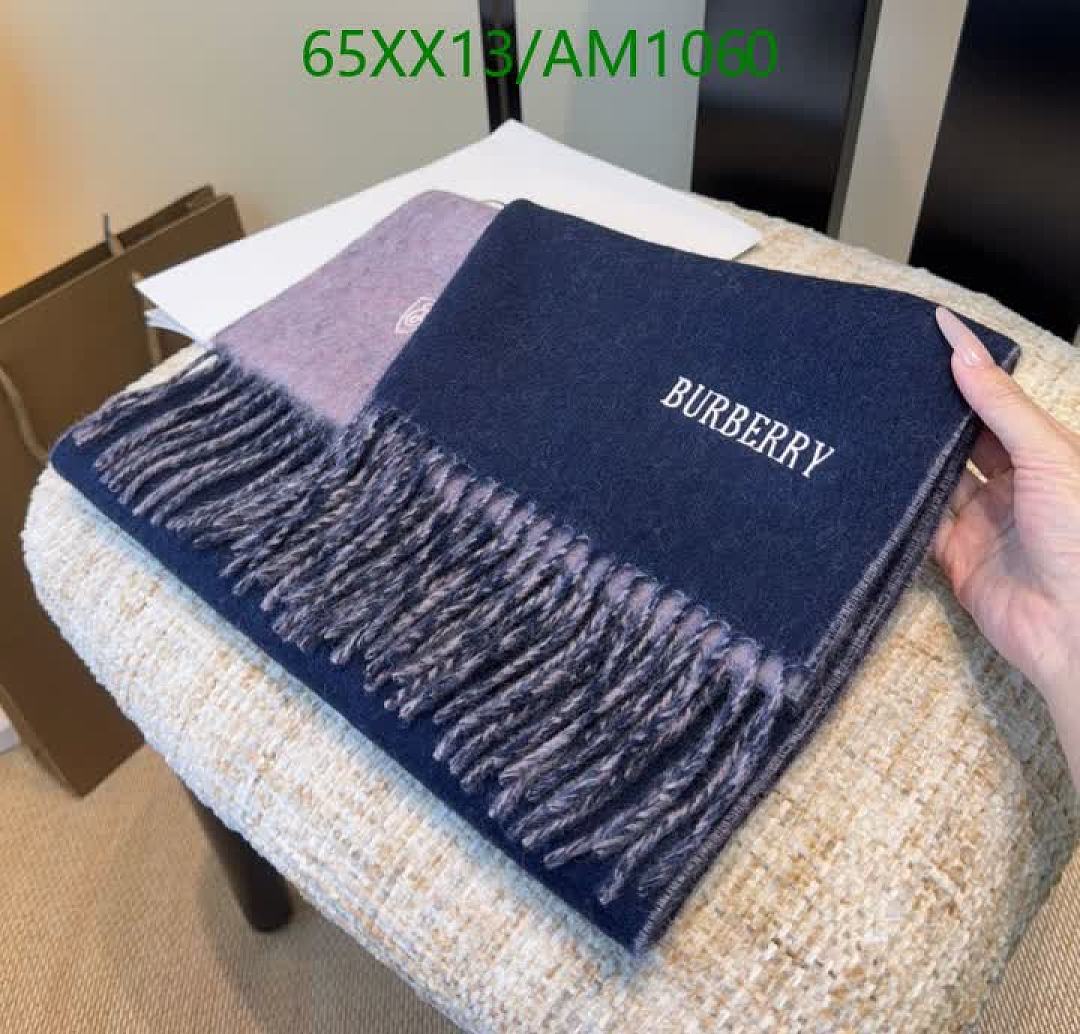 Burberry-Scarves Code: AM1060 $: 65USD