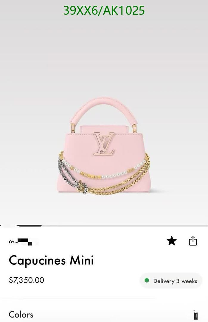 LV-Keychains & Charms Code: AK1025 $: 39USD