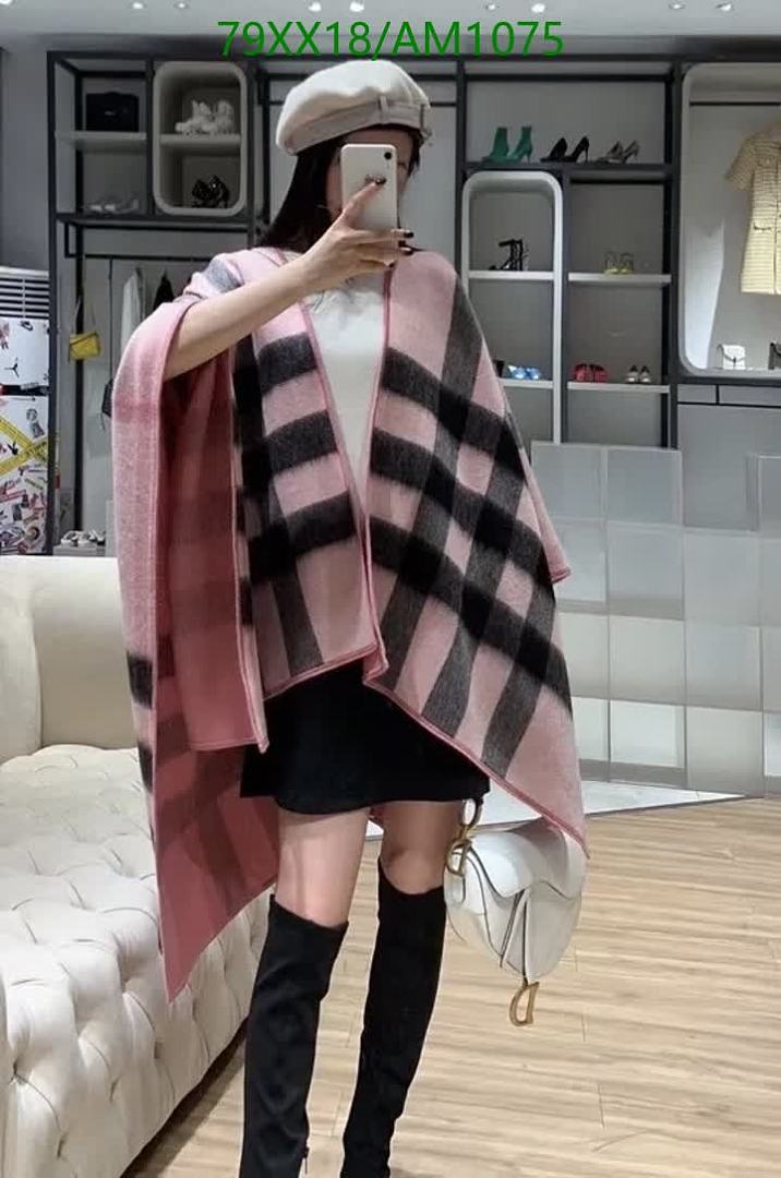 Burberry-Scarves Code: AM1075 $: 79USD