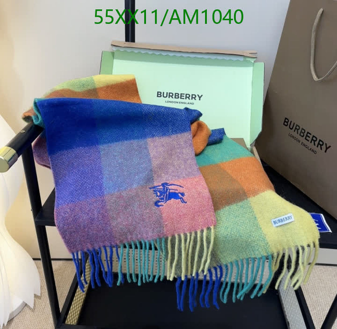 Burberry-Scarves Code: AM1040 $: 55USD