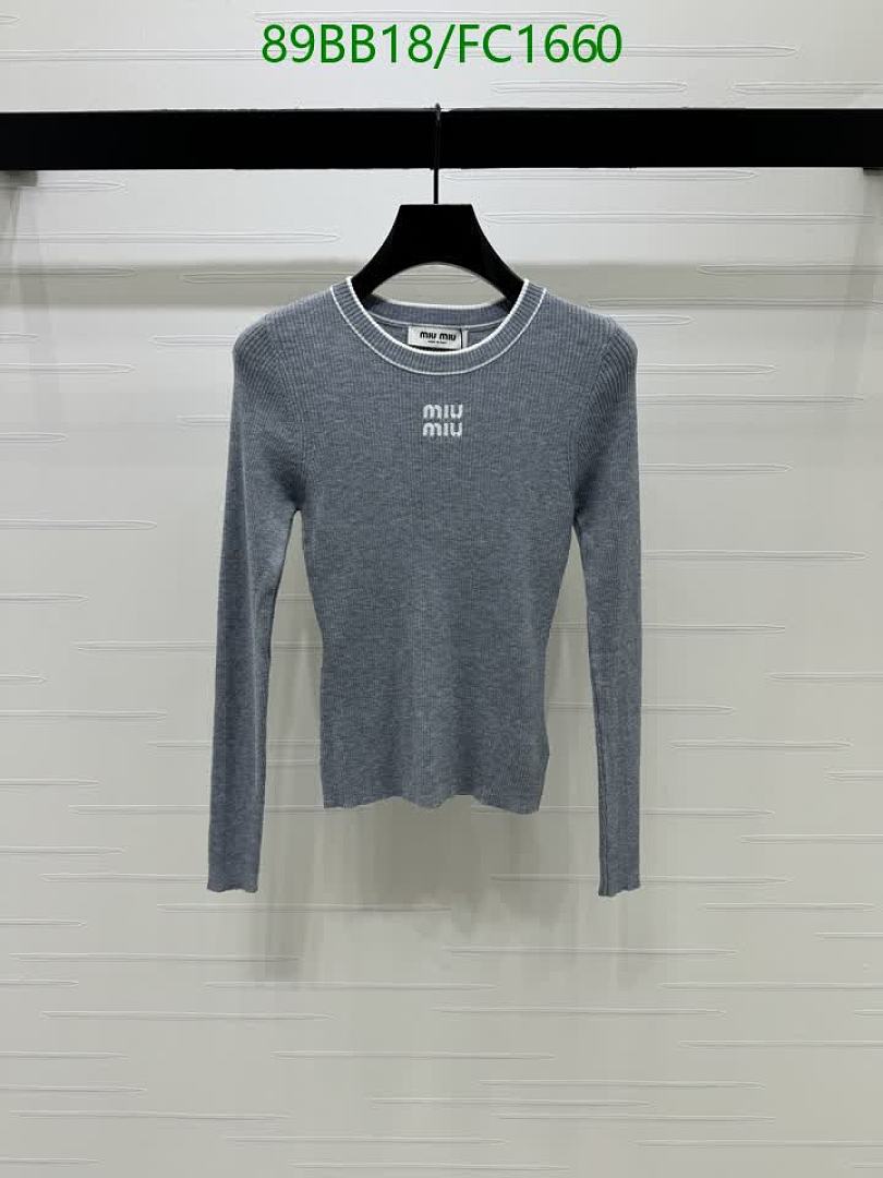 Miu Miu-Clothing Code: FC1660 $: 89USD