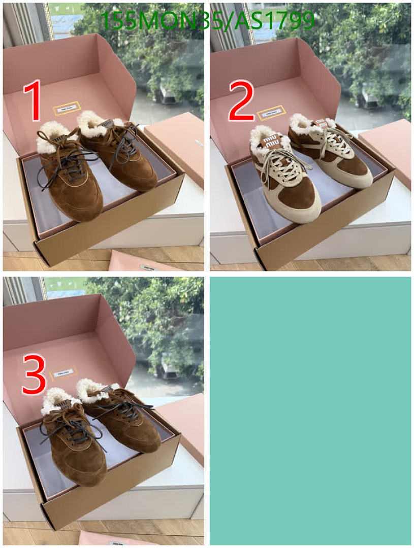 Miu Miu-Women Shoes Code: AS1799 $: 155USD