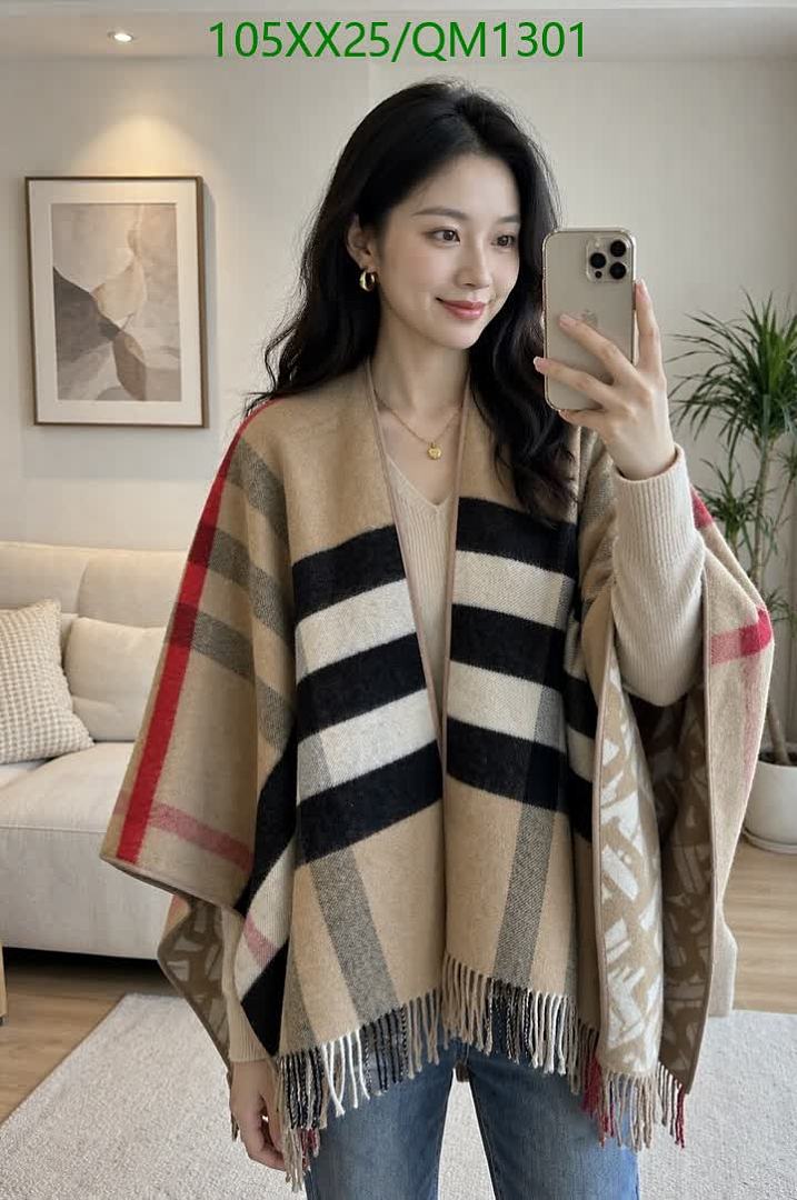 Burberry-Scarves Code: QM1301 $: 105USD