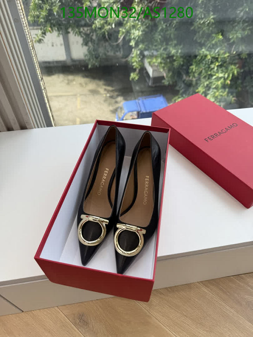 Ferragamo-Women Shoes Code: AS1280 $: 135USD