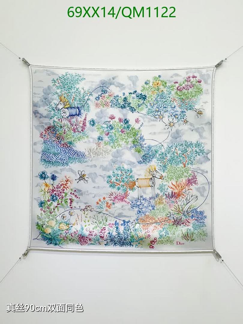 Dior-Scarves Code: QM1122 $: 69USD