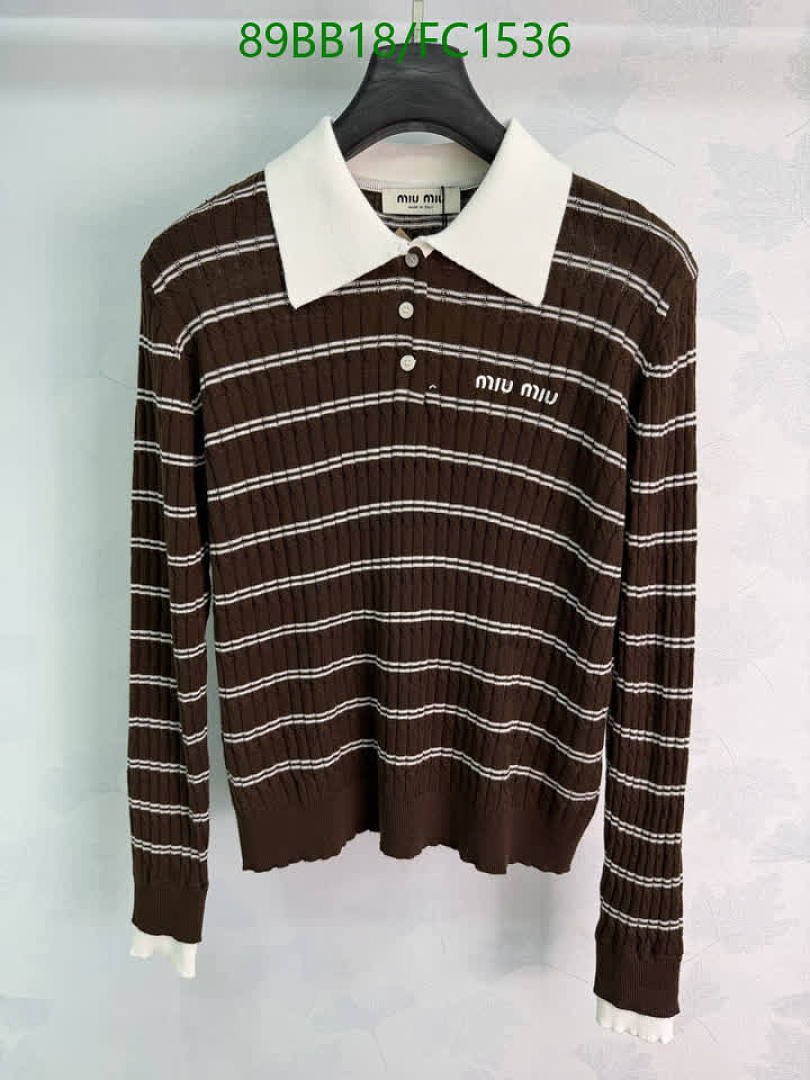 Miu Miu-Clothing Code: FC1536 $: 89USD