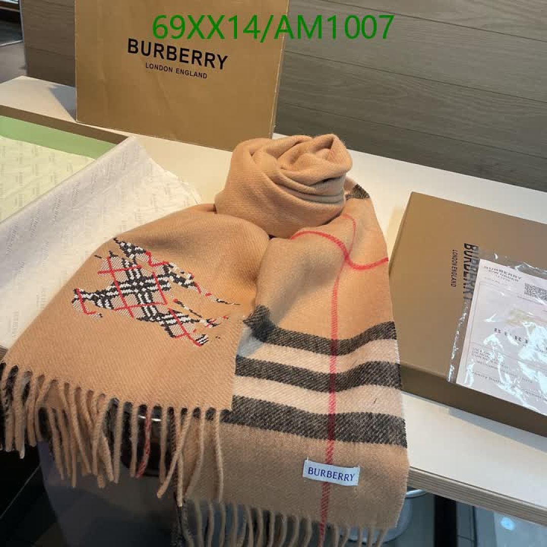 Burberry-Scarves Code: AM1007 $: 69USD