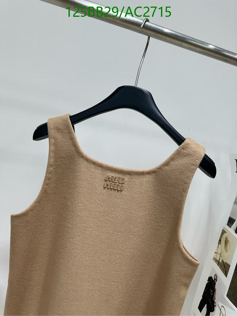 Miu Miu-Clothing Code: AC2715 $: 125USD
