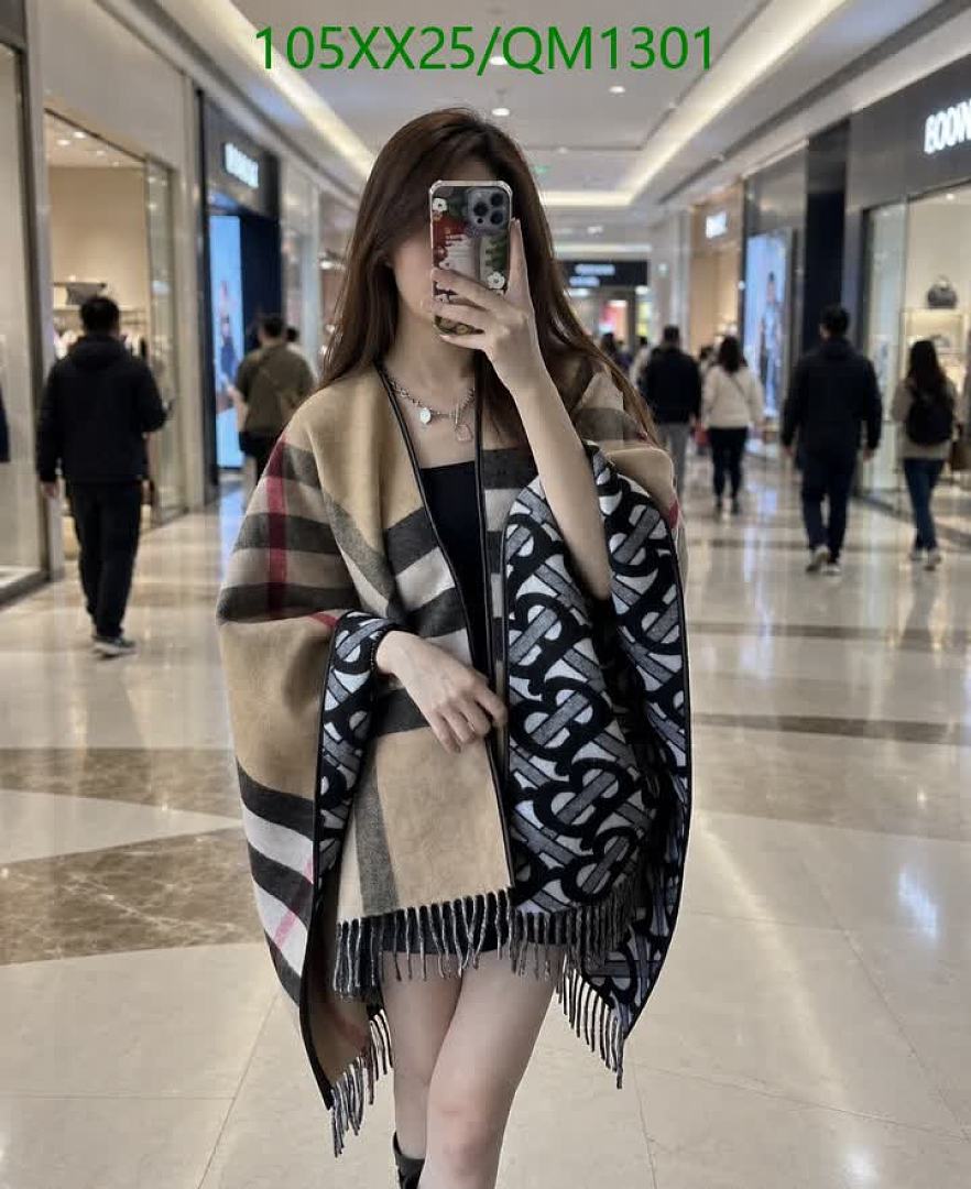 Burberry-Scarves Code: QM1301 $: 105USD