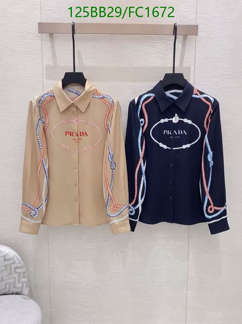 Prada-Clothing Code: FC1672 $: 125USD