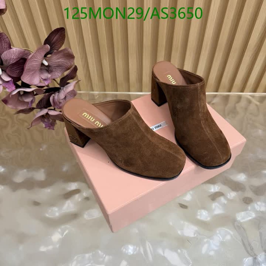 Miu Miu-Women Shoes Code: AS3650 $: 125USD