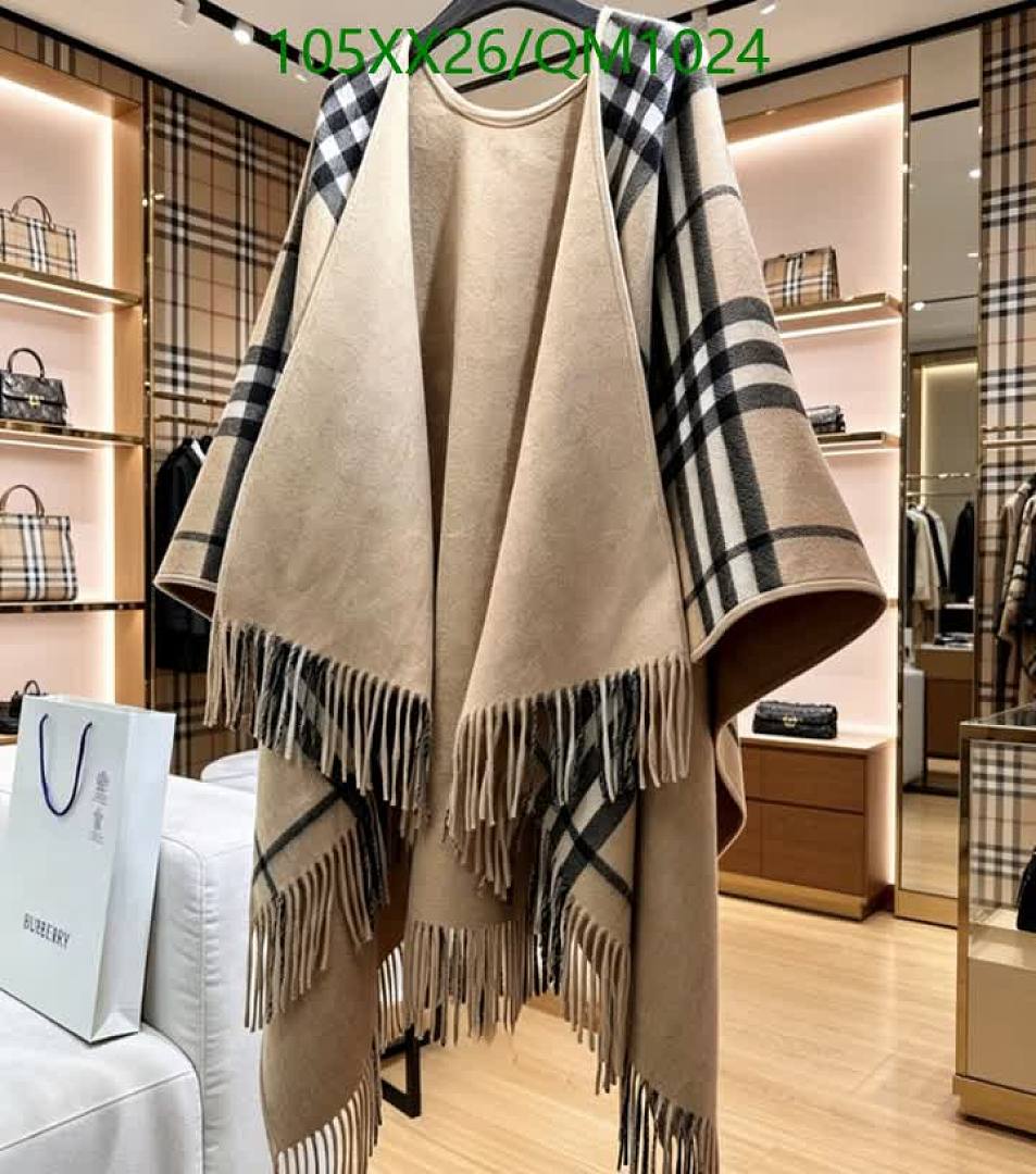 Burberry-Scarves Code: QM1024 $: 105USD