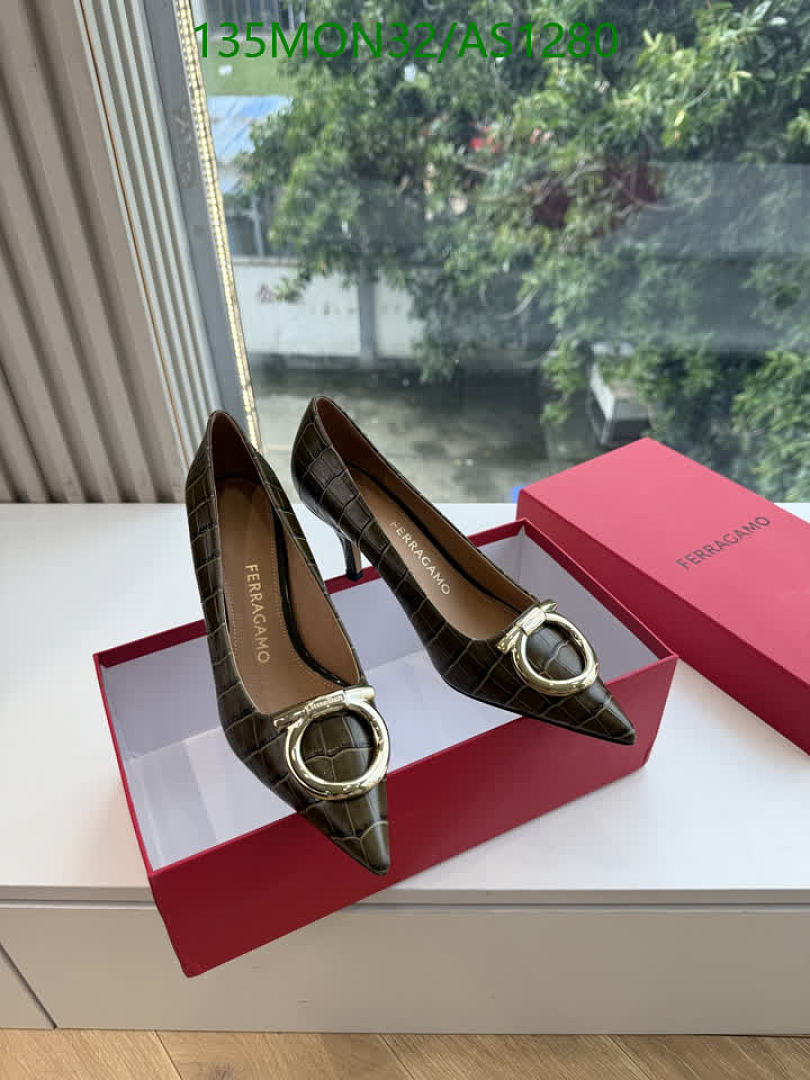 Ferragamo-Women Shoes Code: AS1280 $: 135USD