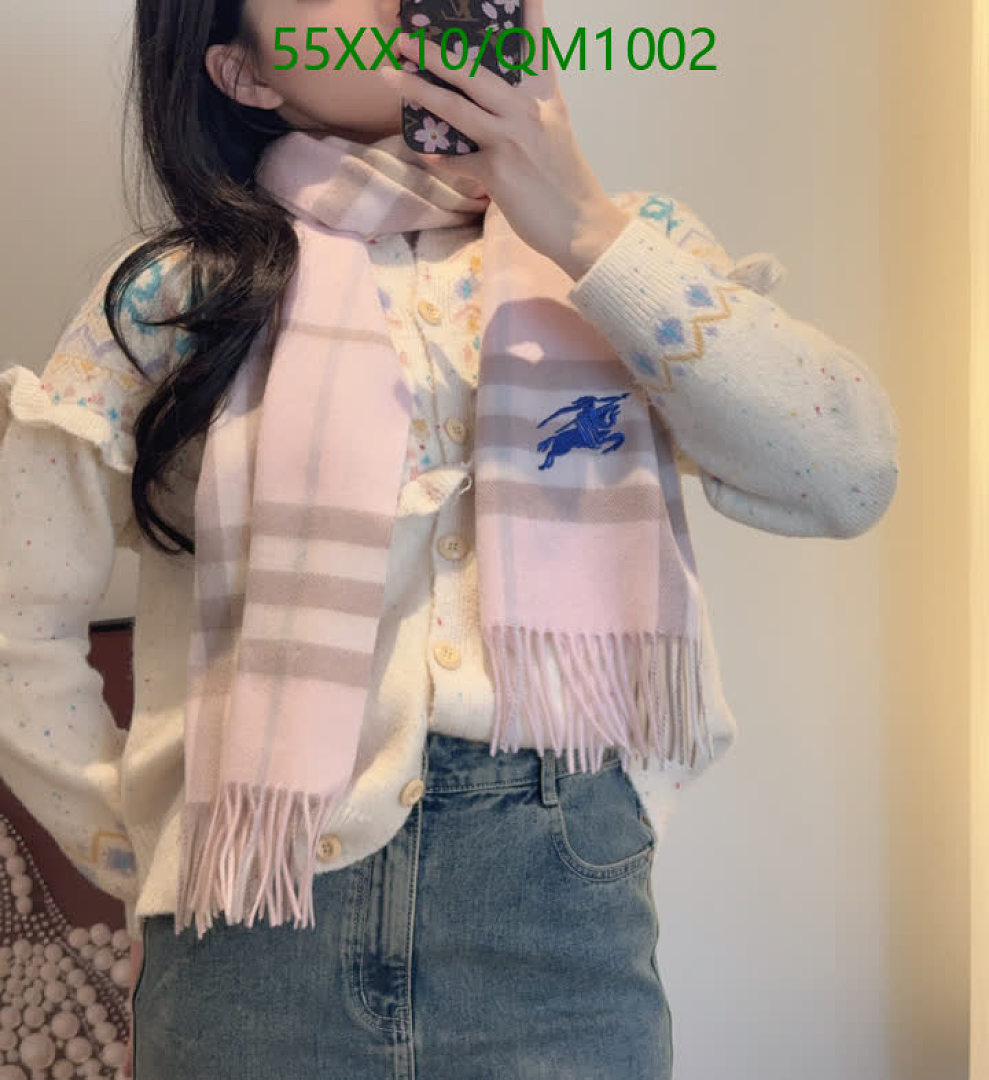 Burberry-Scarves Code: QM1002 $: 55USD