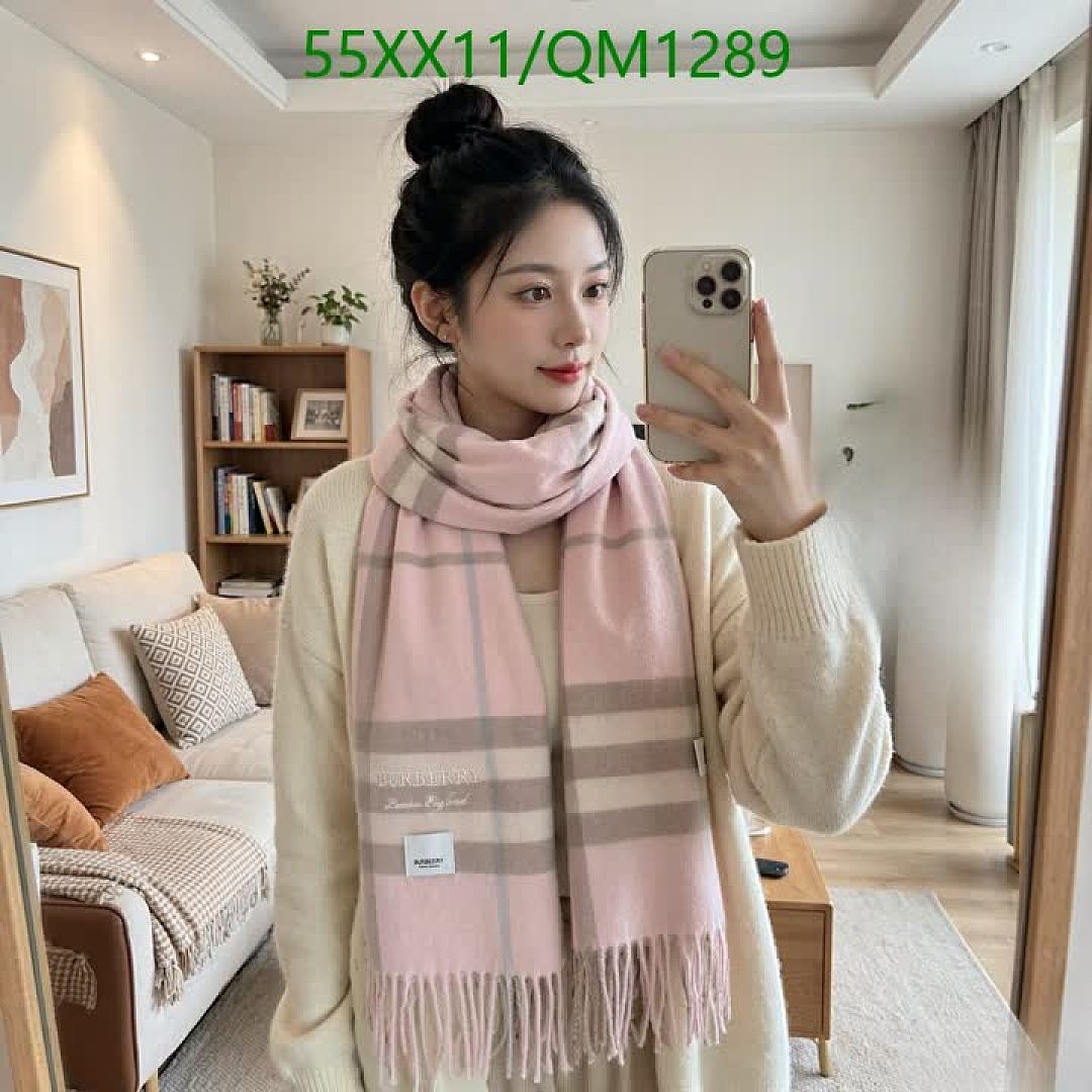 Burberry-Scarves Code: QM1289 $: 55USD