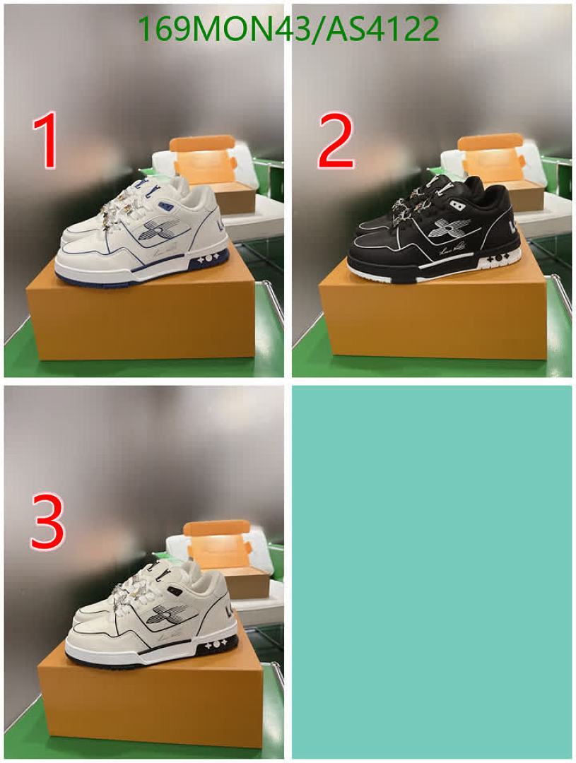 LV-Men shoes Code: AS4122 $: 169USD