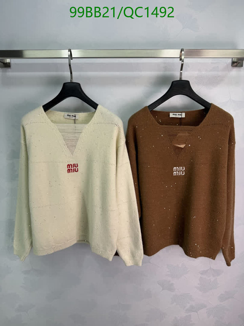 Miu Miu-Clothing Code: QC1492 $: 99USD