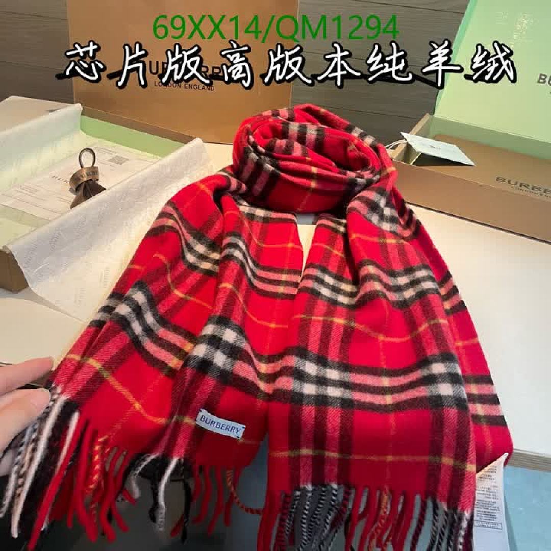 Burberry-Scarves Code: QM1294 $: 69USD