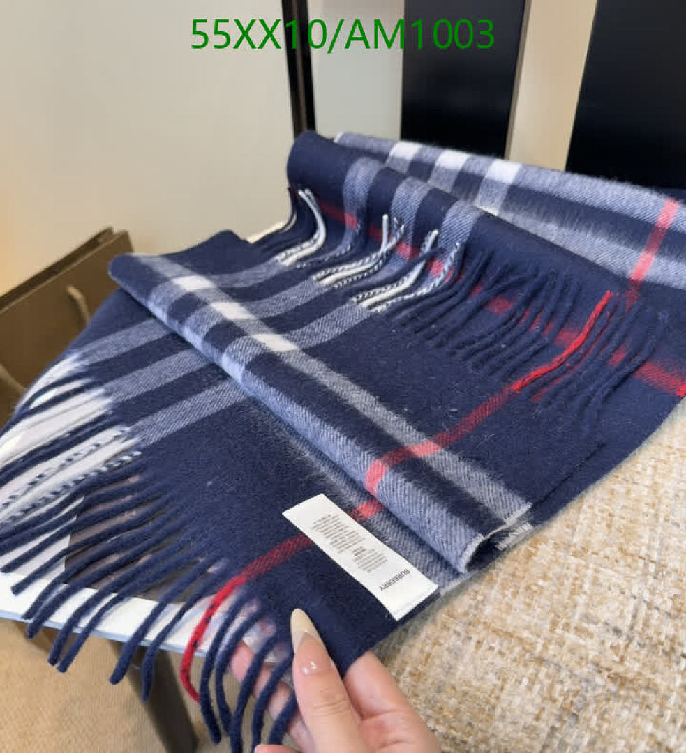 Burberry-Scarves Code: AM1003 $: 55USD