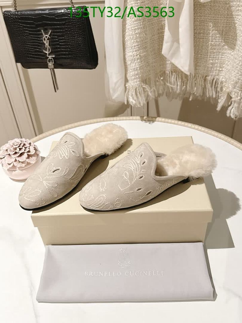 Brunello Cucinelli-Women Shoes Code: AS3563 $: 135USD