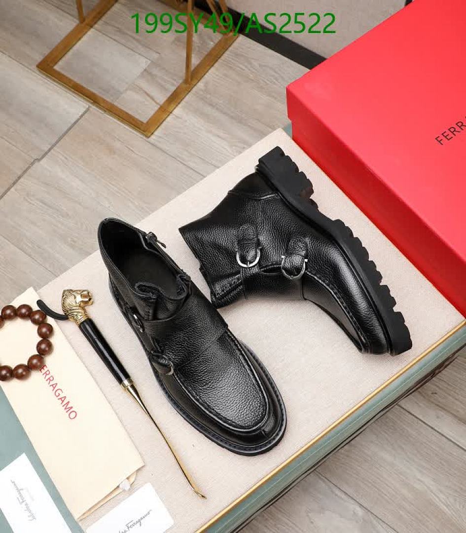 Ferragamo-Men shoes Code: AS2522 $: 199USD