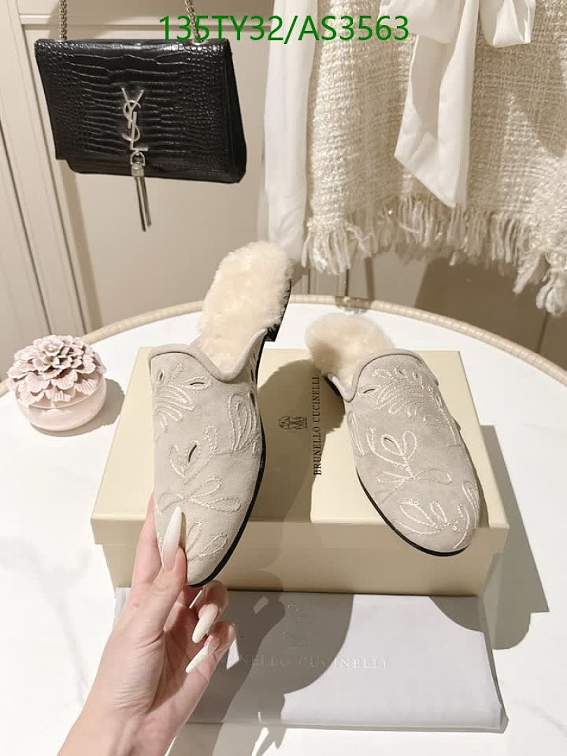 Brunello Cucinelli-Women Shoes Code: AS3563 $: 135USD