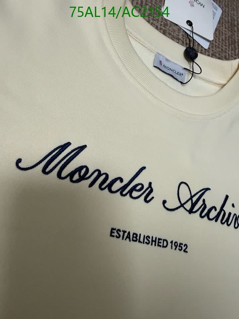 Moncler-Clothing Code: AC2154 $: 75USD