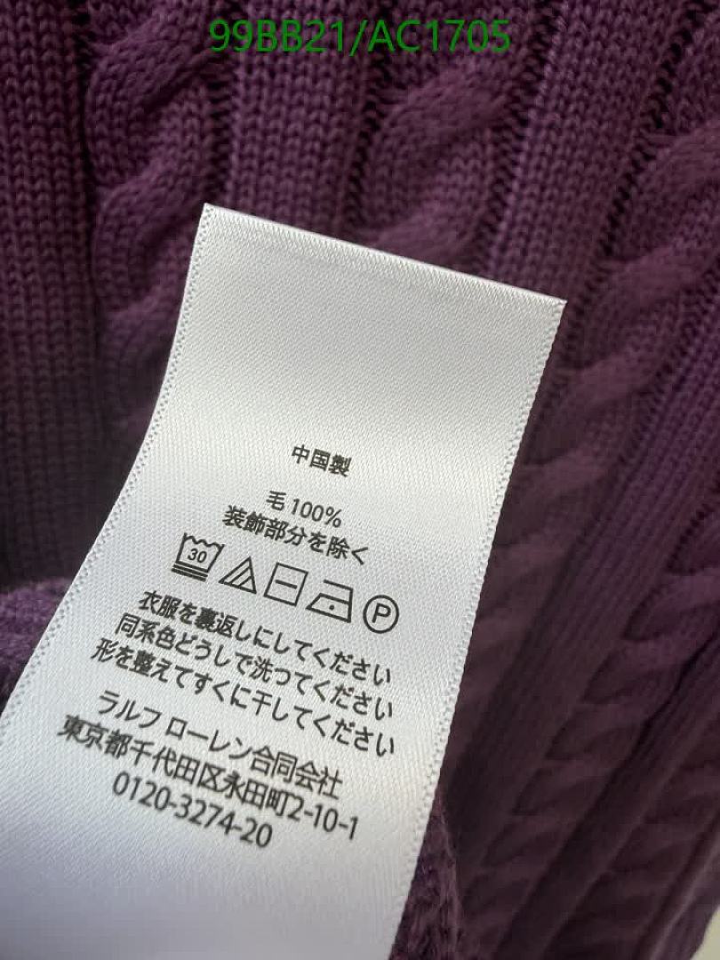 Ralph Lauren-Clothing Code: AC1705 $: 99USD