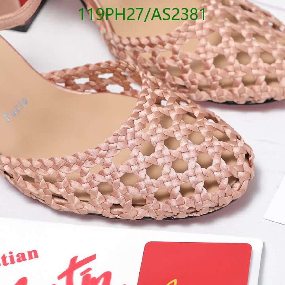 Christian Louboutin-Women Shoes Code: AS2381 $: 119USD