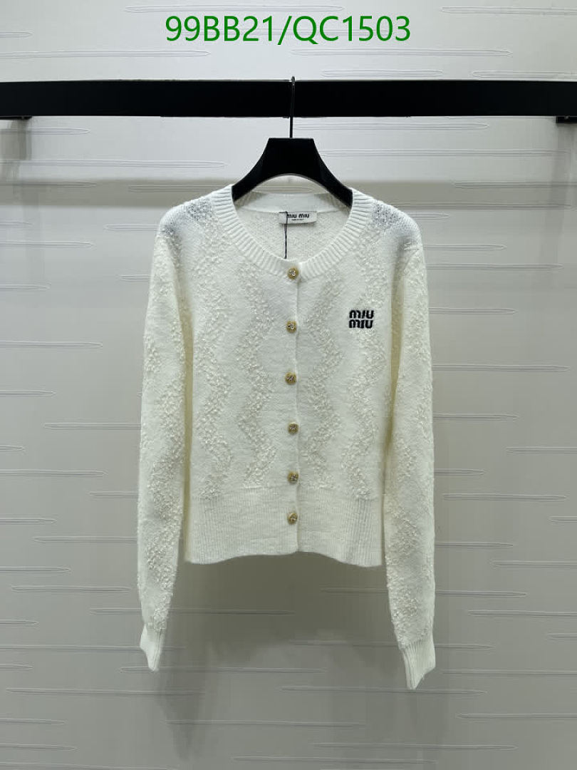 Miu Miu-Clothing Code: QC1503 $: 99USD