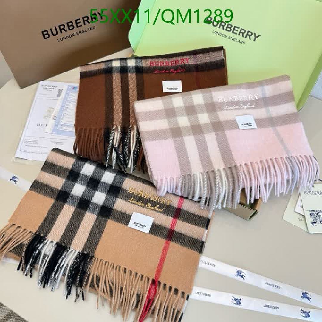 Burberry-Scarves Code: QM1289 $: 55USD