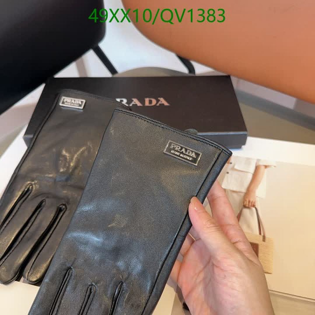 Prada-Gloves Code: QV1383 $: 49USD