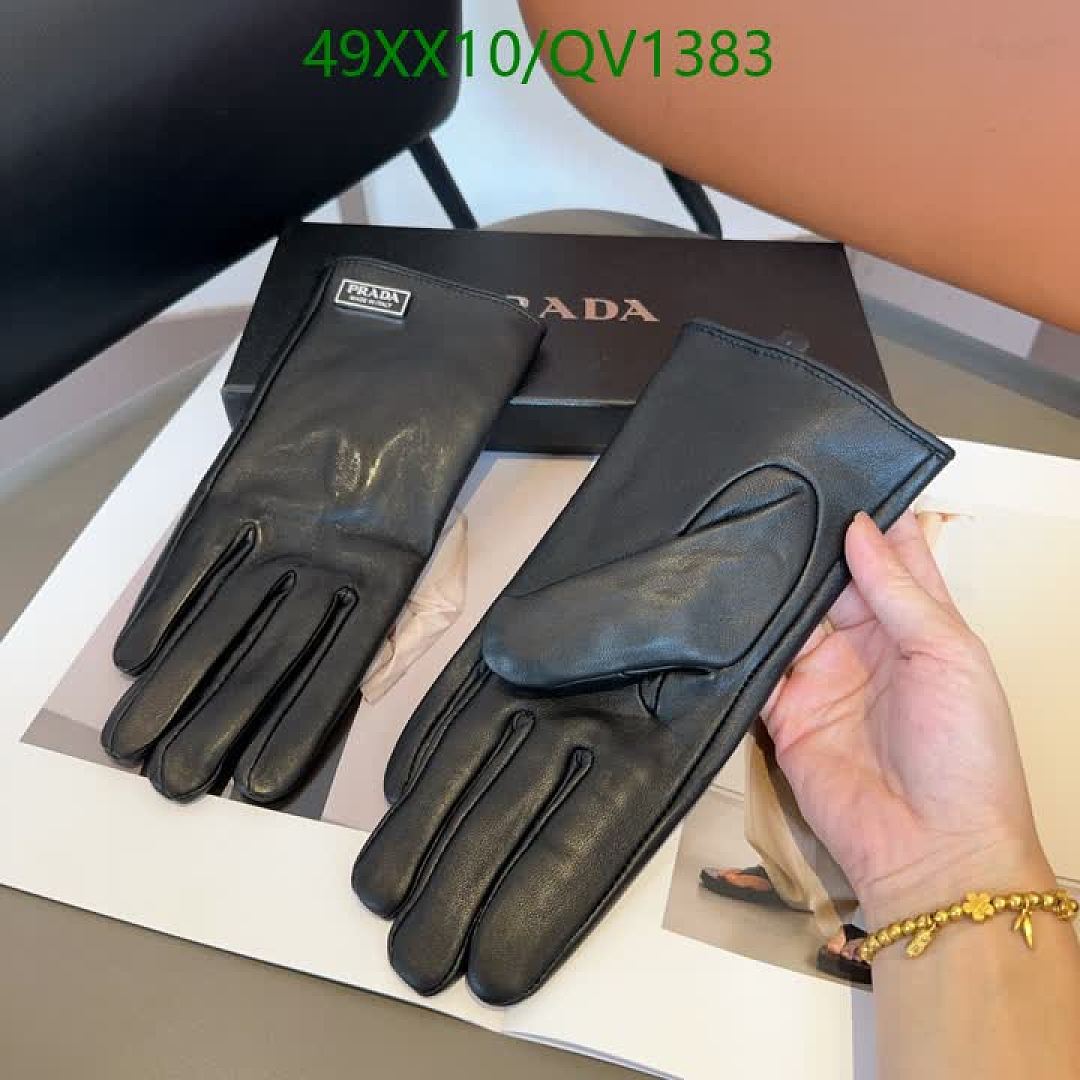 Prada-Gloves Code: QV1383 $: 49USD