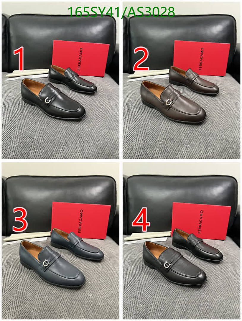 Ferragamo-Men shoes Code: AS3028 $: 165USD