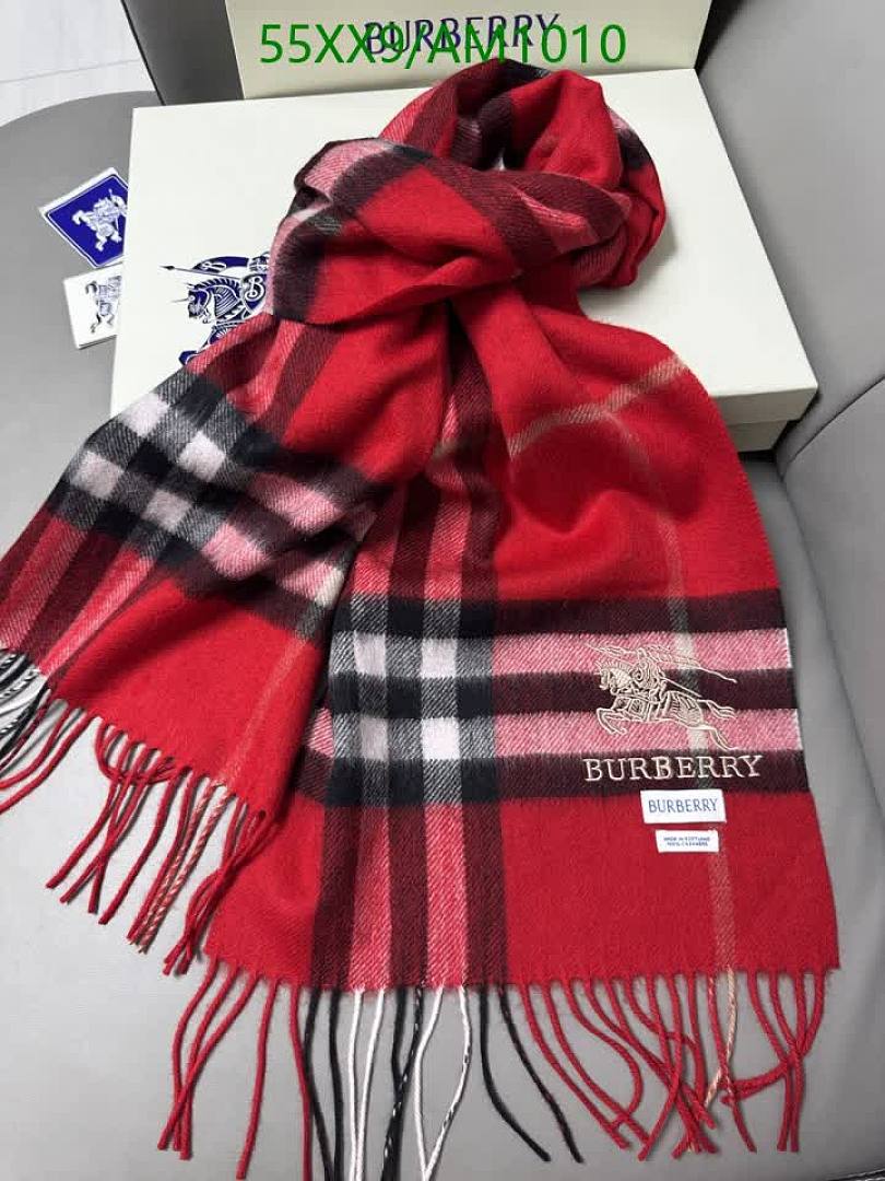 Burberry-Scarves Code: AM1010 $: 55USD