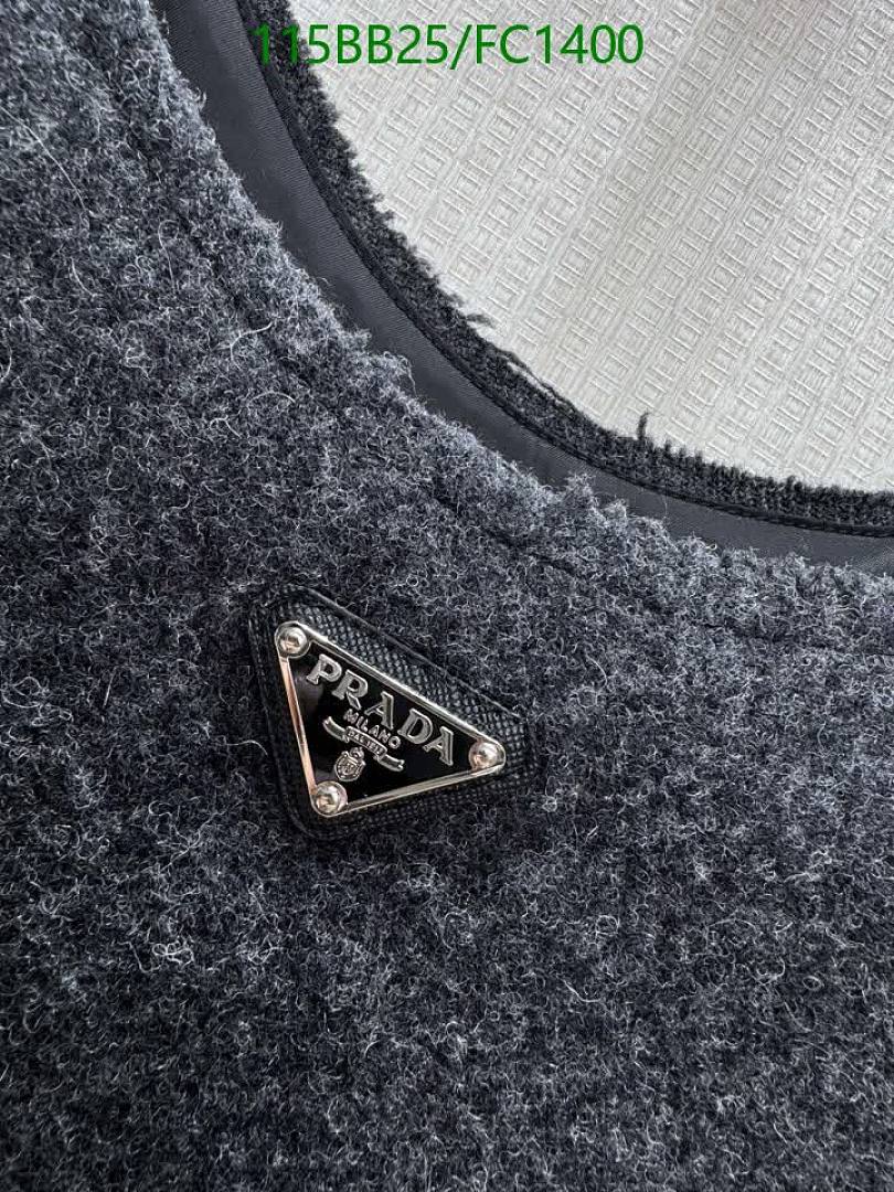 Prada-Clothing Code: FC1400 $: 115USD