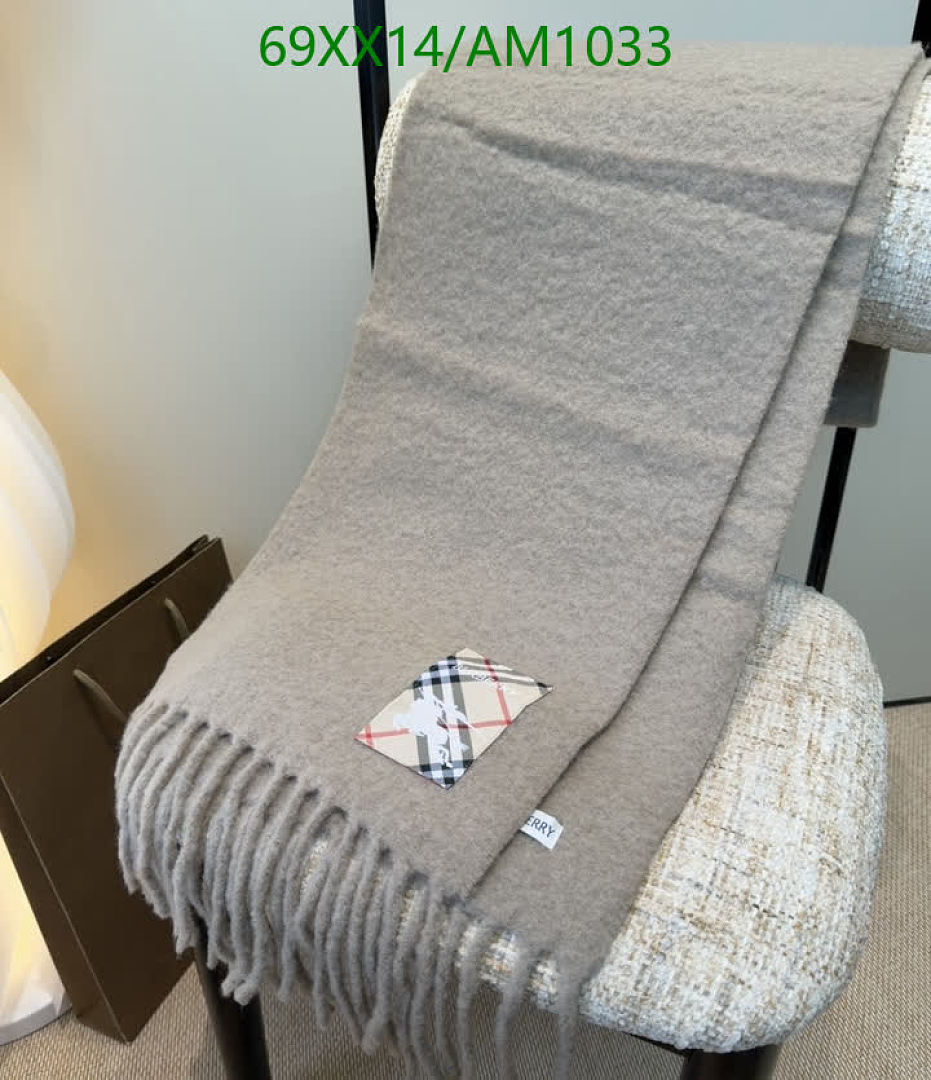 Burberry-Scarves Code: AM1033 $: 69USD