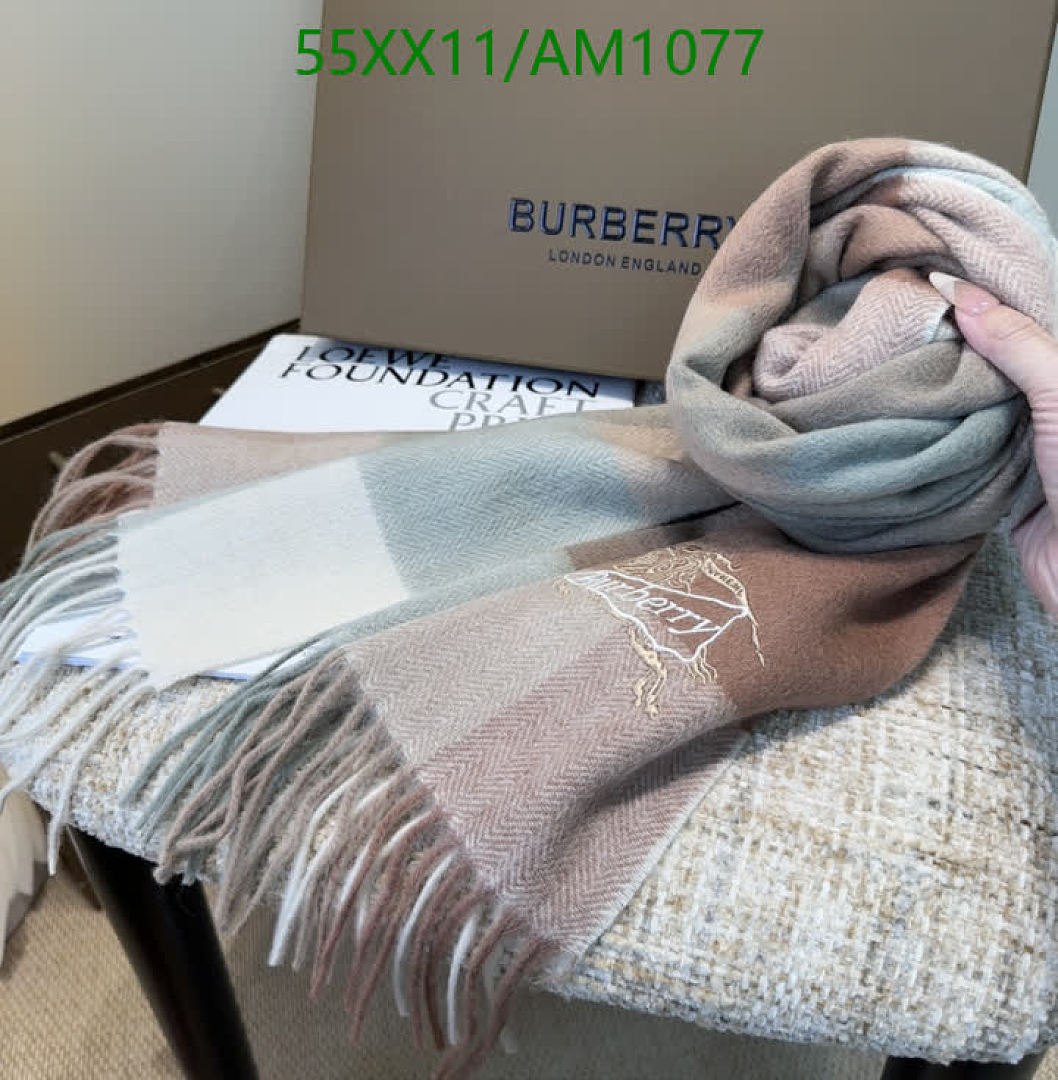 Burberry-Scarves Code: AM1077 $: 55USD