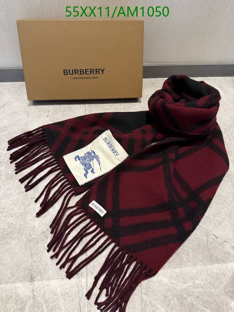 Burberry-Scarves Code: AM1050 $: 55USD