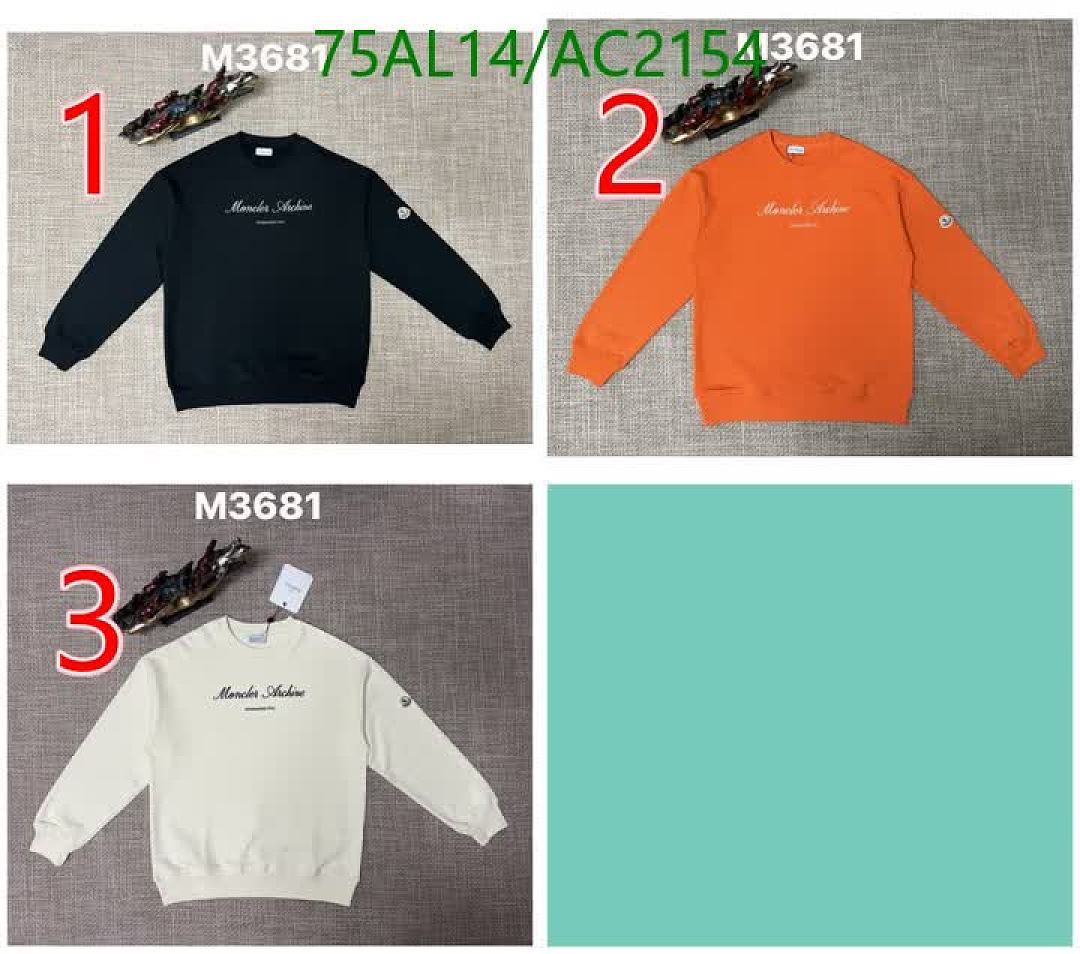 Moncler-Clothing Code: AC2154 $: 75USD