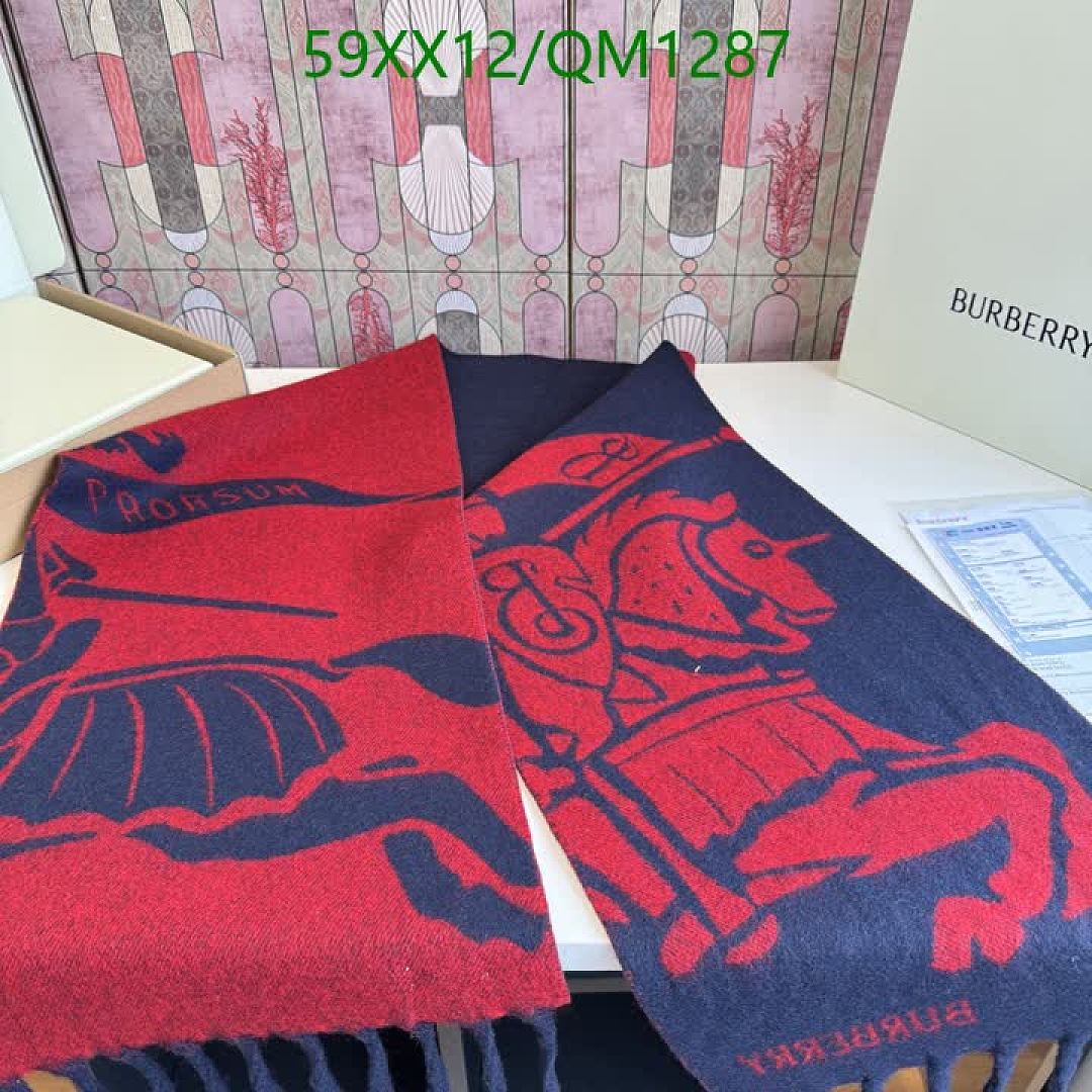 Burberry-Scarves Code: QM1287 $: 59USD