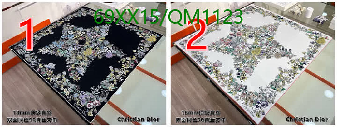 Dior-Scarves Code: QM1123 $: 69USD