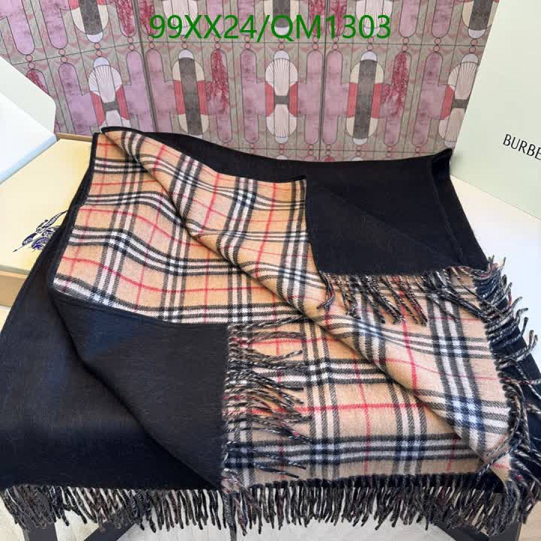 Burberry-Scarves Code: QM1303 $: 99USD