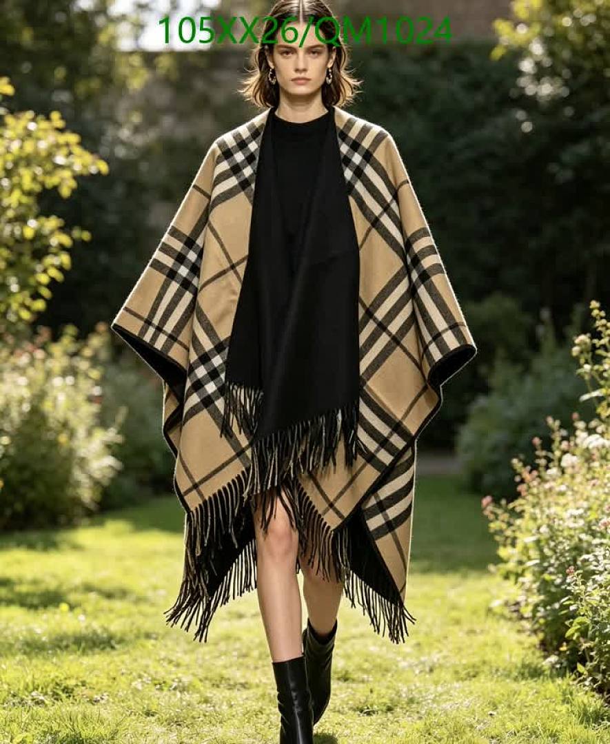 Burberry-Scarves Code: QM1024 $: 105USD