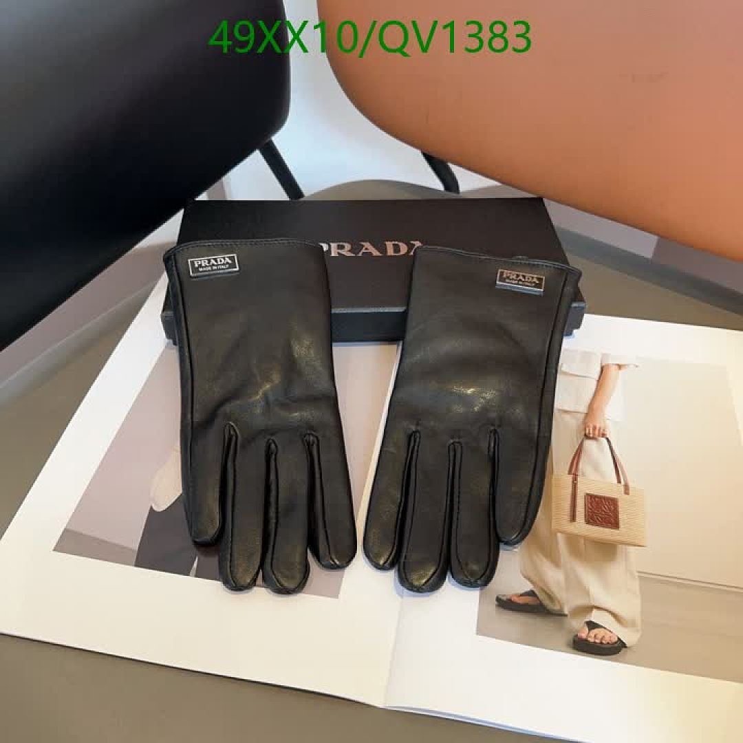 Prada-Gloves Code: QV1383 $: 49USD