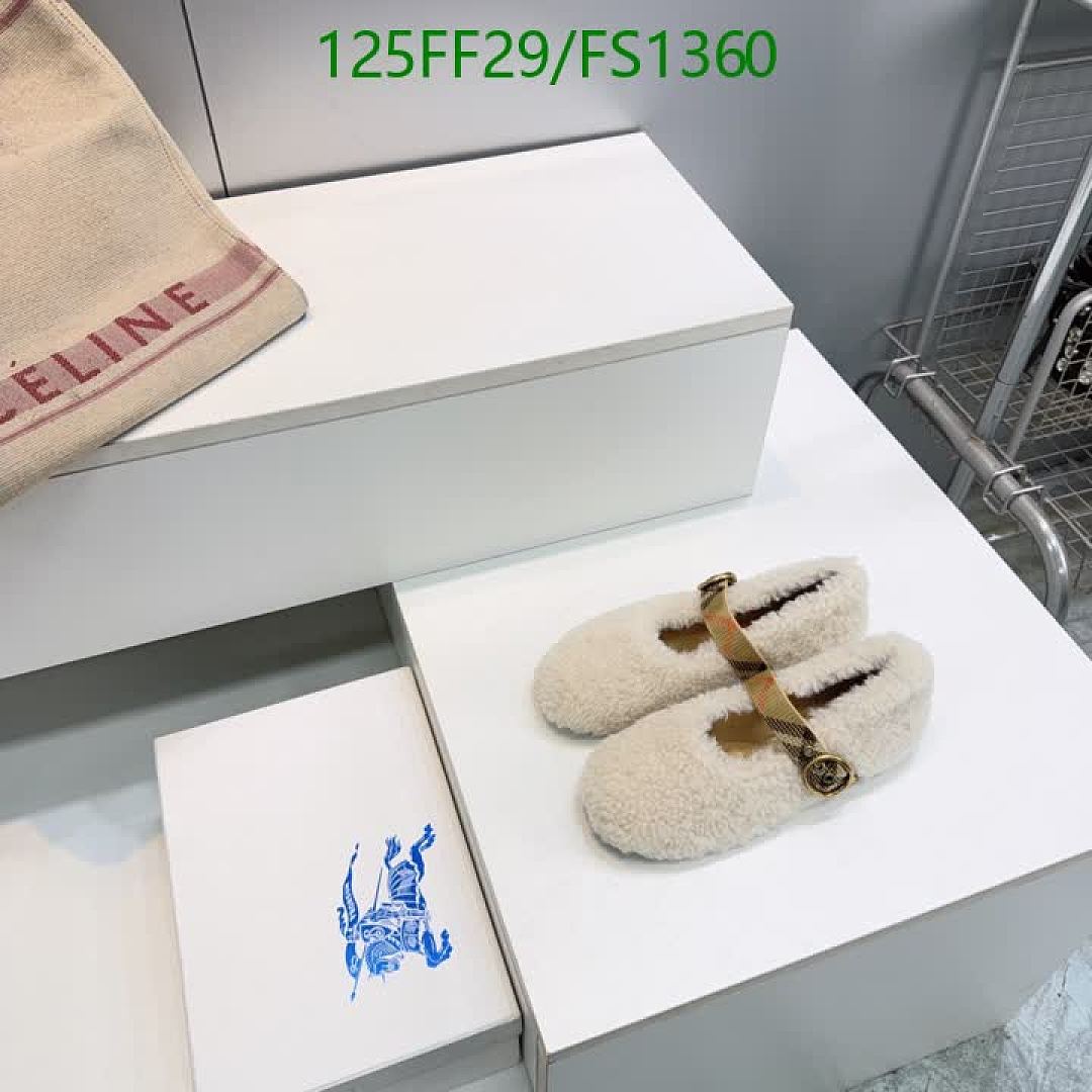 Burberry-Women Shoes Code: FS1360 $: 125USD