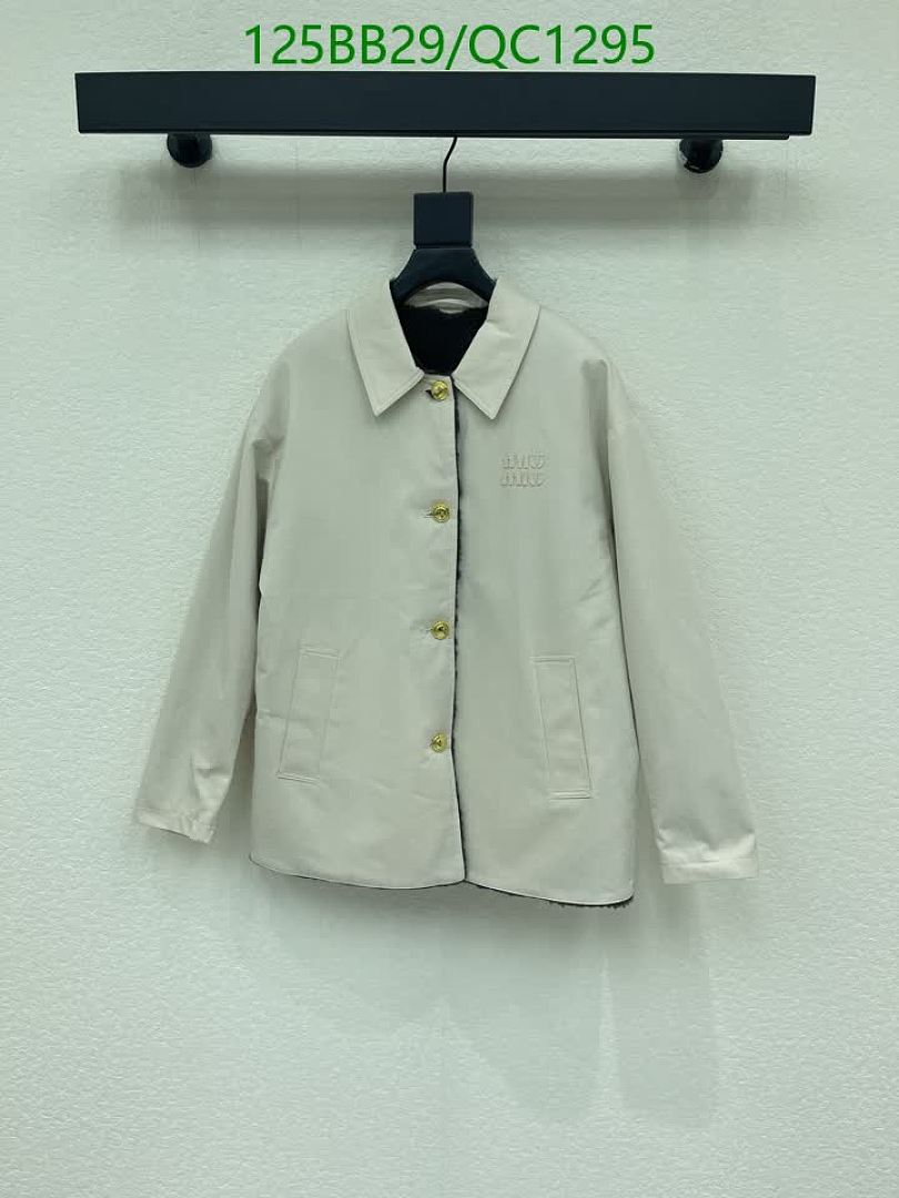 Miu Miu-Clothing Code: QC1295 $: 125USD