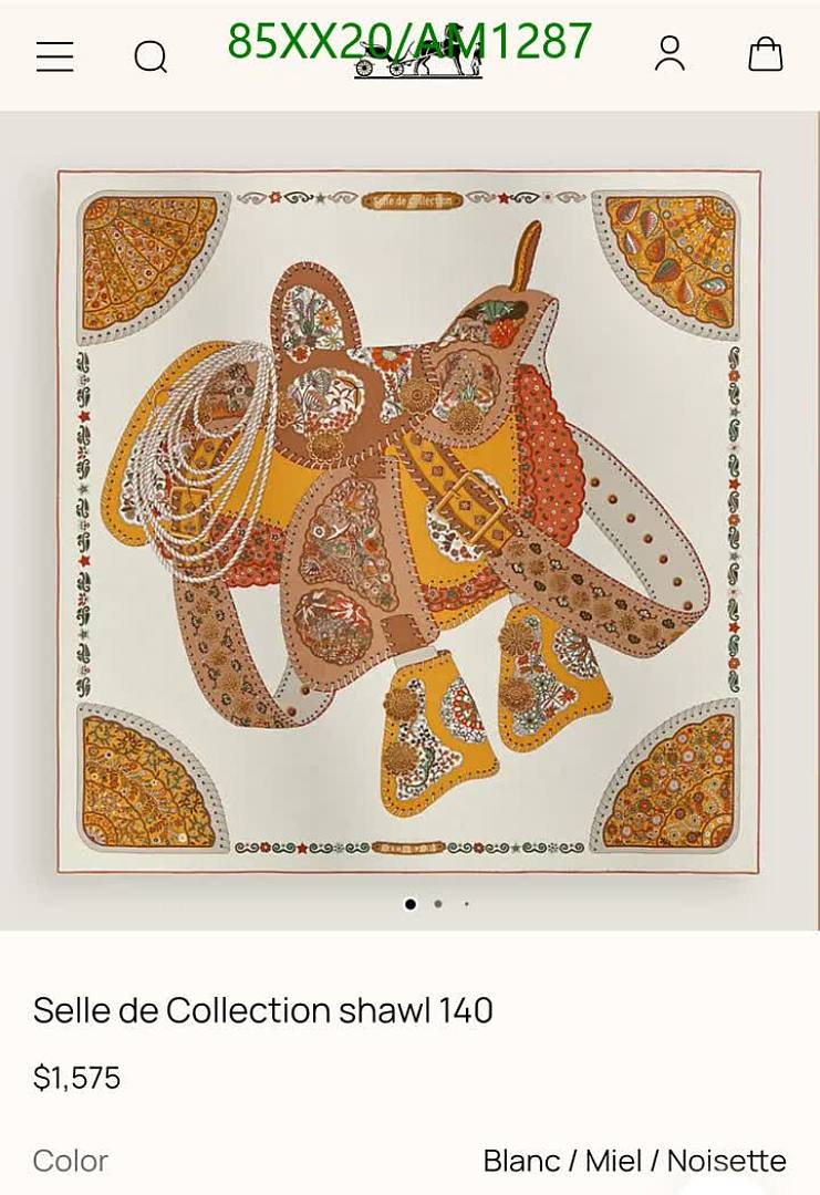 Hermes-Scarves Code: AM1287 $: 85USD