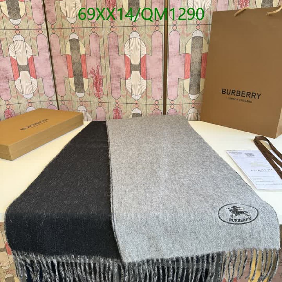 Burberry-Scarves Code: QM1290 $: 69USD
