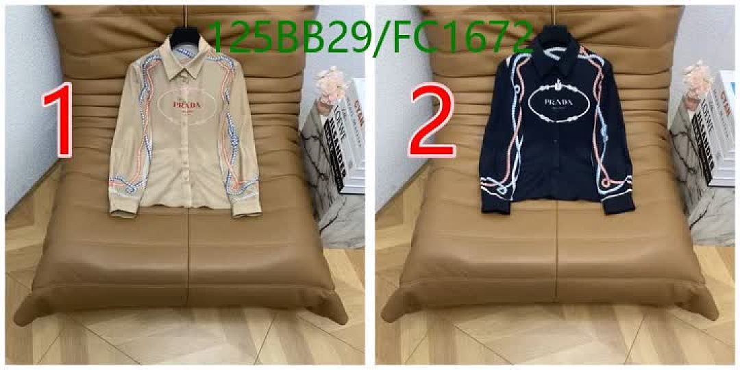 Prada-Clothing Code: FC1672 $: 125USD